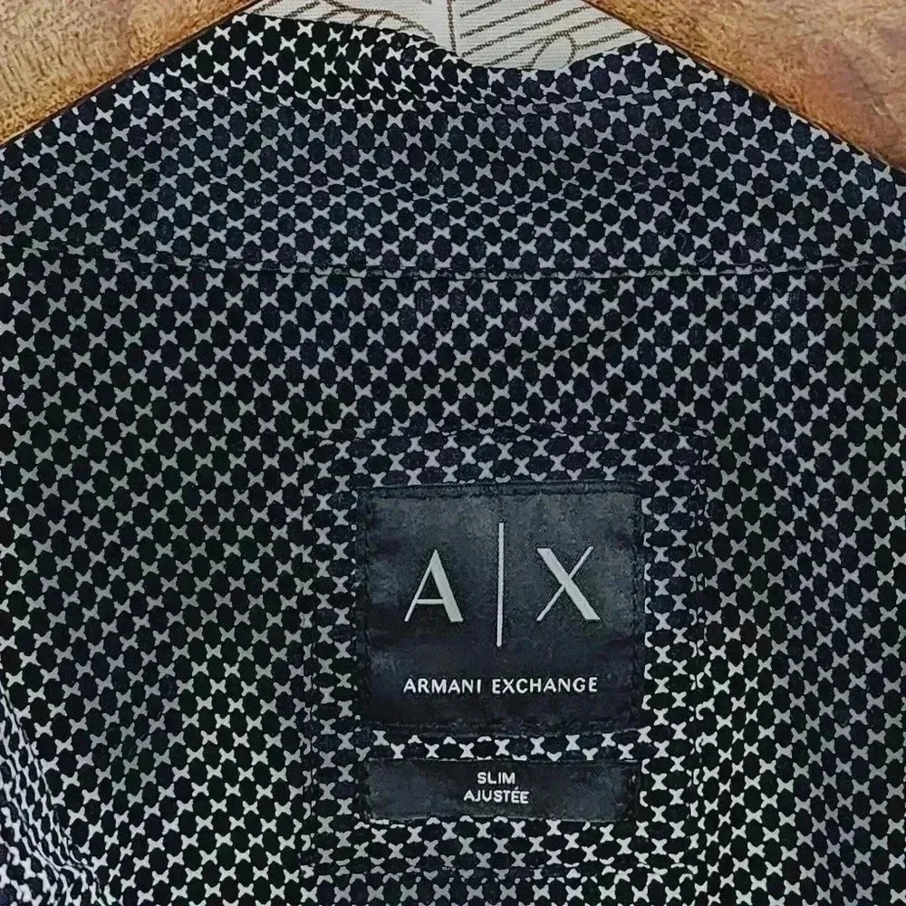 💥   Slim Ajustee Pattern Button down Long sleeve  Men's Dress Shirt - Picture 5 of 8